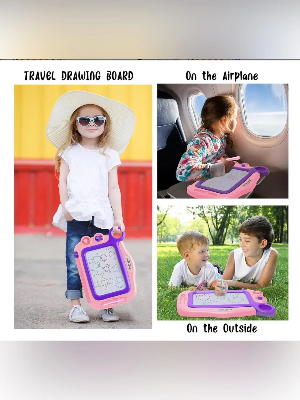 Magnetic Drawing Board for Toddlers